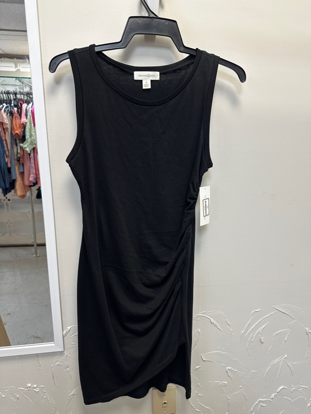 Treasure & Bond Black Sleeveless Mini Dress